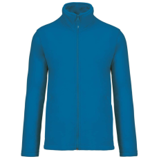 KARIBAN Uniszex FALCO cipzáras mikropolár pulóver, Kariban KA911, Tropical Blue-4XL