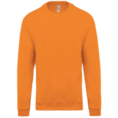 KARIBAN Uniszex kereknyakú pulóver, Kariban KA474, Orange-S