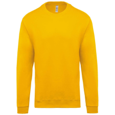 KARIBAN Uniszex kereknyakú pulóver, Kariban KA474, Yellow-2XL férfi pulóver, kardigán
