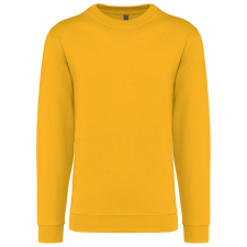 KARIBAN Uniszex kereknyakú pulóver, Kariban KA474, Yellow-4XL férfi pulóver, kardigán