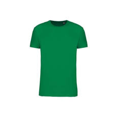 KARIBAN Uniszex körkötött organikus póló rövid ujjú, Kariban KA3032IC, Kelly Green-XL