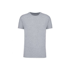 KARIBAN Uniszex körkötött organikus póló rövid ujjú, Kariban KA3032IC, Oxford Grey-M férfi póló