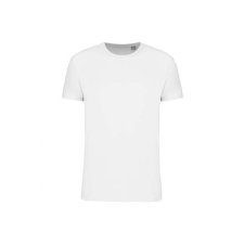 KARIBAN Uniszex körkötött organikus póló rövid ujjú, Kariban KA3032IC, White-3XL férfi póló