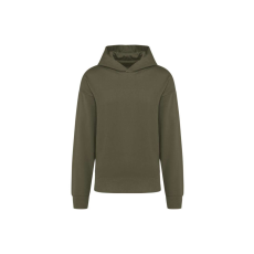 KARIBAN Uniszex laza szabású kapucnis pulóver, Kariban KA4018, Light Khaki-XL