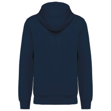 KARIBAN Uniszex organikus kapucnis vastag pulóver, Kariban KA4009, Navy-3XL