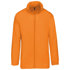 KARIBAN Uniszex rejtett kapucnis széldzseki, Kariban KA616, Orange-M férfi kabát, dzseki