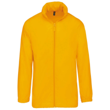 KARIBAN Uniszex rejtett kapucnis széldzseki, Kariban KA616, Yellow-S férfi kabát, dzseki