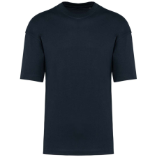 KARIBAN Uniszex szélesebb szabású környakas póló, Kariban KA3008, Navy-XS férfi póló