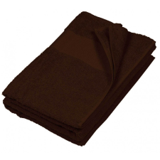 KARIBAN Uniszex törölköző Kariban KA111 Beach Towel -100X150, Chocolate lakástextília