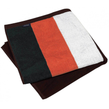 KARIBAN Uniszex törölköző Kariban KA121 Striped Beach Towel -90X180, Black/Orange/White/Chocolate lakástextília