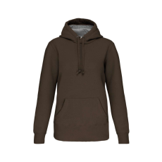 KARIBAN Uniszex vastag kapucnis pulóver, Kariban KA443, Dark Khaki-4XL