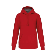 KARIBAN Uniszex vastag kapucnis pulóver, Kariban KA443, Red-2XL