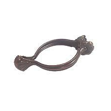 Karikacsipesz (csőcsipesz) 40 mm Ø 10 db/cs (bronz) karnis, függönyrúd