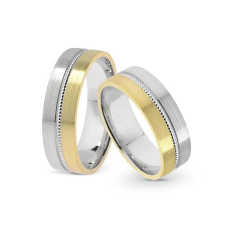  KARIKAGYŰRŰ PÁRBAN 14K ARANY 12,3 GR gyűrű