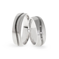  KARIKAGYŰRŰ PÁRBAN 14K ARANY 13,4 GR, CIRKÓNIA KŐVEL gyűrű