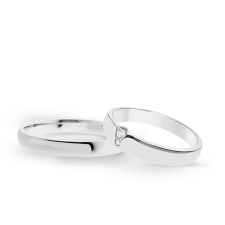  KARIKAGYŰRŰ PÁRBAN SECRET OF CAIRO 14K ARANY CIRKÓNIA KŐVEL gyűrű