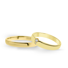  KARIKAGYŰRŰ PÁRBAN SECRET OF CAIRO 14K ARANY CIRKÓNIA KŐVEL gyűrű