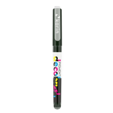 Karin Akril marker , black 433U / Karin PIGMENT decobrush (1 db) filctoll, marker