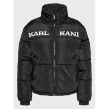 Karl Kani Retro Essential Puffer Jacket téli kabát Női Fekete S női dzseki, kabát