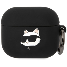 Karl Lagerfeld 3D Logo NFT Choupette Head Airpods 3 Black szilikon tok fülhallgató, fejhallgató tok