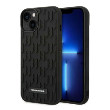  Karl Lagerfeld 3D Monogram Apple iPhone 14 Plus hátlap tok, fekete tok és táska