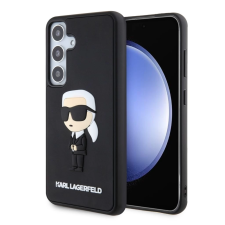 Karl Lagerfeld 3D Rubber Ikonik tok Samsung Galaxy S24 készülékhez fekete (906951) tok és táska