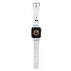  Karl Lagerfeld 3D Rubber Karl Head szíj Apple Watch 38/40/41mm - fehér