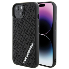 Karl Lagerfeld 3D Rubber tok iPhone 15, fekete tok és táska