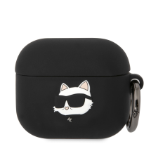 Karl Lagerfeld Apple Airpods 3 KARL LAGERFELD KLA3RUNCHK Liquid Silicon Tartó - Fekete fülhallgató, fejhallgató tok