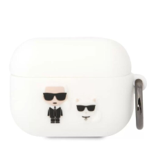 Karl Lagerfeld Apple Airpods Pro tok fehér (KLACAPSILKCW) audió kellék