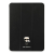 Karl Lagerfeld Apple iPad Pro 11 (2020 / 2021 / 2022) Karl Lagerfeld Book Saffiano Karl Head flip tablet tok, Fekete