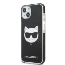 Karl Lagerfeld Apple iPhone 13 mini Karl Lagerfeld Choupette Head tok - KLHCP13STPECK, Fekete tok és táska