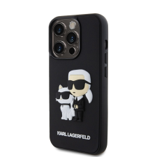 Karl Lagerfeld Apple iPhone 13 Pro KARL LAGERFELD KLHCP13L3DRKCNK Hátlap - Fekete tok és táska