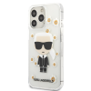 Karl Lagerfeld Apple iPhone 13 Pro KARL LAGERFELD KLHCP13LHFLT TPU Hátlap - Átlátszó