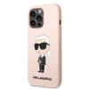 Karl Lagerfeld Apple iPhone 13 Pro KARL LAGERFELD KLHCP13LSNIKBCP Liquid Hátlap - Rózsaszín