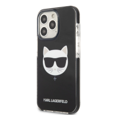 Karl Lagerfeld Apple iPhone 13 Pro KARL LAGERFELD KLHCP13LTPECK TPU Hátlap - Fekete tok és táska