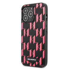 Karl Lagerfeld Apple iPhone 13 Pro Max KARL LAGERFELD KLHCP13XMNMP1P Hátlap - Rózsaszín tok és táska