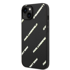 Karl Lagerfeld Apple iPhone 14 KARL LAGERFELD KLHCP14SPGMLKFK Hátlap - Fekete tok és táska