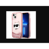 Karl Lagerfeld Apple iPhone 14 Plus Hátlapvédő Tok - Rózsaszín (KLHCP14MLNCHCP)