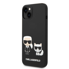 Karl Lagerfeld Apple iPhone 14 Plus KARL LAGERFELD KLHCP14MSSKCK Liquid Silicon Hátlap - Fekete tok és táska