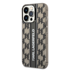 Karl Lagerfeld Apple iPhone 14 Pro KARL LAGERFELD KLHCP14LHKLSPCK Hátlap - Fekete tok és táska