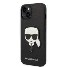 Karl Lagerfeld Apple iPhone 14 Pro KARL LAGERFELD KLHCP14LSAPKHK Hátlap - Fekete tok és táska