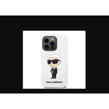 Karl Lagerfeld Apple iPhone 14 Pro Max Hátlapvédő Tok - Fehér mobiltelefon kellék