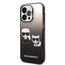 Karl Lagerfeld Apple iPhone 14 Pro Max KARL LAGERFELD KLHCP14XTGKCK TPU Hátlap - Fekete tok és táska
