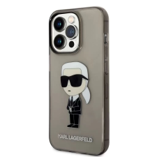 Karl Lagerfeld Apple iPhone 14 Pro Max tok fekete (KLHCP14XHNIKTCK ) (KLHCP14XHNIKTCK) tok és táska