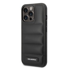 Karl Lagerfeld Apple iPhone 15 Pro KARL LAGERFELD KLHCP15LPSQAK Hátlap - Fekete tok és táska