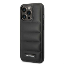 Karl Lagerfeld Apple iPhone 15 Pro KARL LAGERFELD KLHCP15LPSQAK Hátlap - Fekete tok és táska