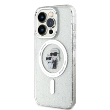 Karl Lagerfeld Apple iPhone 15 Pro KARL LAGERFELD KLHMP15LHGKCNOT Magsafe IML Hátlap - Glitter tok és táska