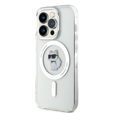 Karl Lagerfeld Apple iPhone 15 Pro Max KARL LAGERFELD KLHMP15XHFCCNOT Magsafe TPU Hátlap - Átlátszó tok és táska