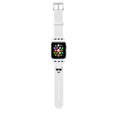 Karl Lagerfeld Apple iWatch Karl Lagerfeld KLAWLSLCW 42/44mm óraszíj - Fehér okosóra kellék